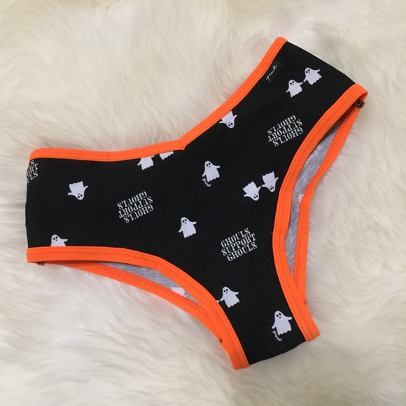 🎃👻VS PINK S Halloween Cheekster Ghost 🎃👻  Ghouls Support Ghouls Holiday NWT - Picture 5 of 13